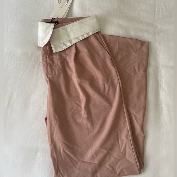 Zara Fold Over Waist Trousers - Picture 3 of 6